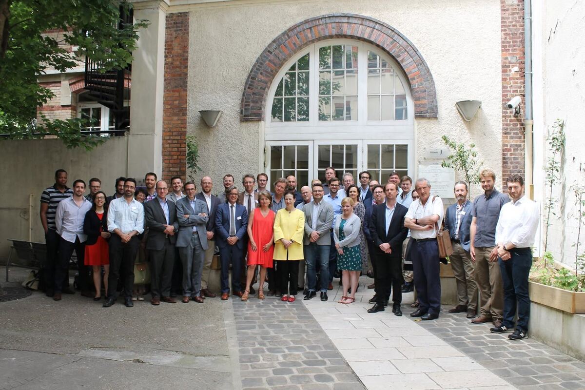 Photo de groupe, grand séminaire international 2017, Paris