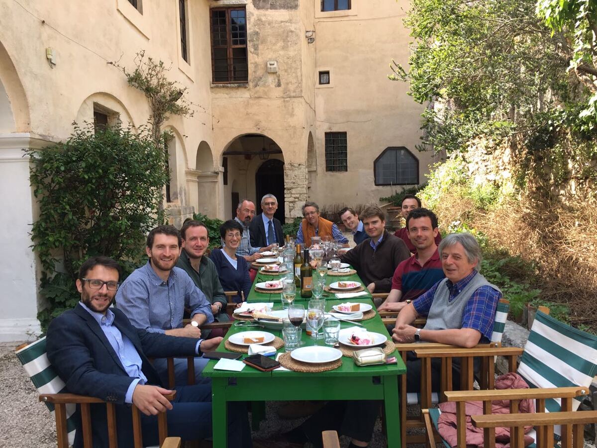 Photo de groupe, séminaire doctoral et post-doctoral 2018, Tivoli (Italie)