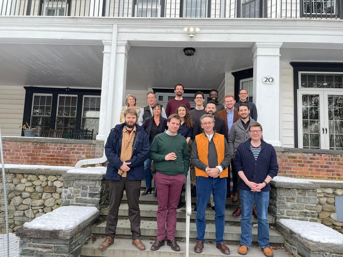 Photo de groupe, séminaire doctoral et post-doctoral 2022, Cornwall (New York)